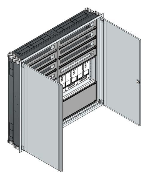 MEHLER - UP Zählerverteiler+PW+UM Wiener Netze für TN-Netz, außen B1501xH1414xT245mm