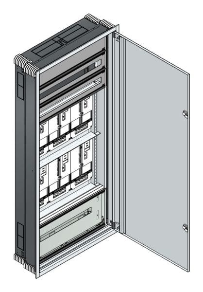 MEHLER - UP Zählerverteiler+PW+UM Vorarlberg für TN-Netz, außen B796xH1714xT245mm