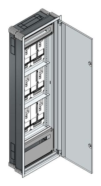 MEHLER - UP Zählerverteiler+PW+UM Tirol für TN-Netz, außen B596xH1864xT245mm