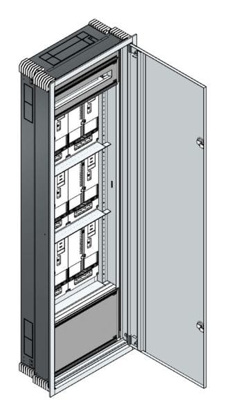 MEHLER - UP Zählerverteiler+PW+UM Wiener Netze für TN-Netz, außen B596xH1864xT245mm