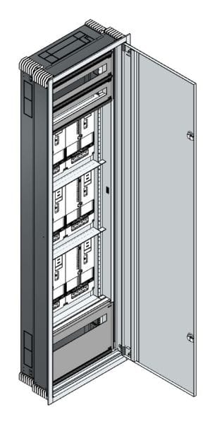 MEHLER - UP Zählerverteiler+PW+UM Kärnten für TN-Netz, außen B596xH2039xT245mm