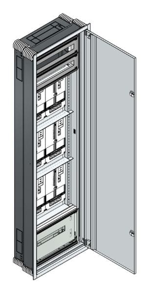 MEHLER - UP Zählerverteiler+PW+UM Vorarlberg für TN-Netz, außen B596xH2039xT245mm