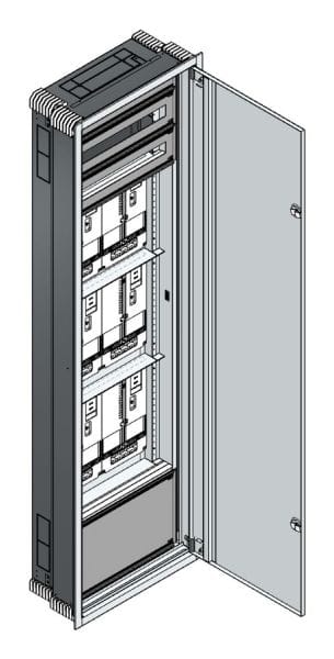 MEHLER - UP Zählerverteiler+PW+UM Wiener Netze für TN-Netz, außen B596xH2039xT245mm