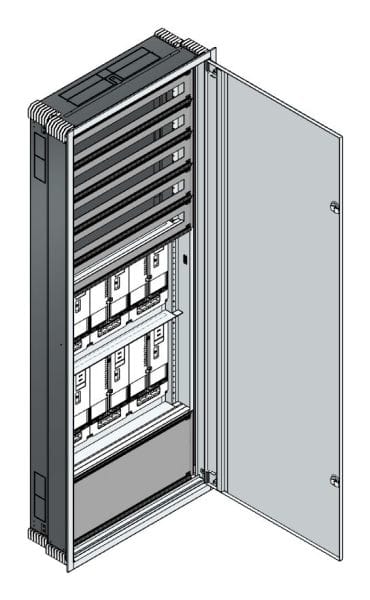 MEHLER - UP Zählerverteiler+PW+UM Wiener Netze für TN-Netz, außen B796xH2039xT245mm
