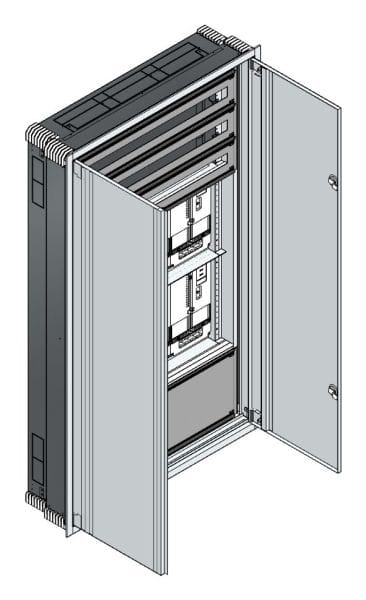 MEHLER - UP Zählerverteiler+PW+UM NÖ Netz für TN-Netz, außen B1006xH1714xT245mm