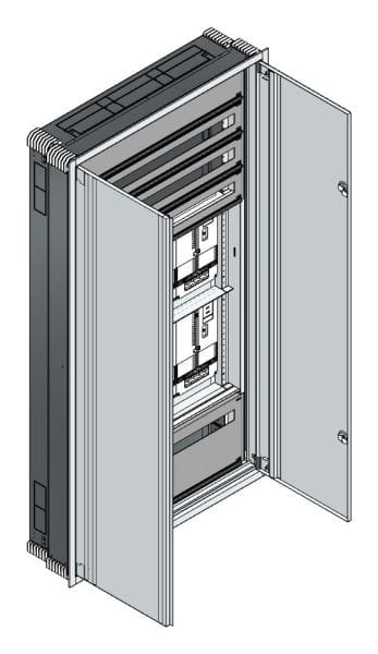 MEHLER - UP Zählerverteiler+PW+UM Kärnten für TN-Netz, außen B1006xH1864xT245mm