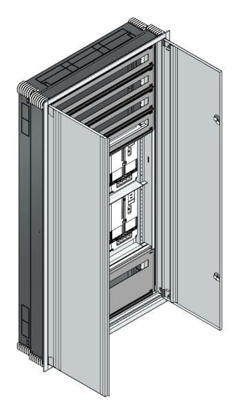 MEHLER - UP Zählerverteiler+PW+UM OÖ, Salzburg für TN-Netz, außen B1006xH1864xT245mm
