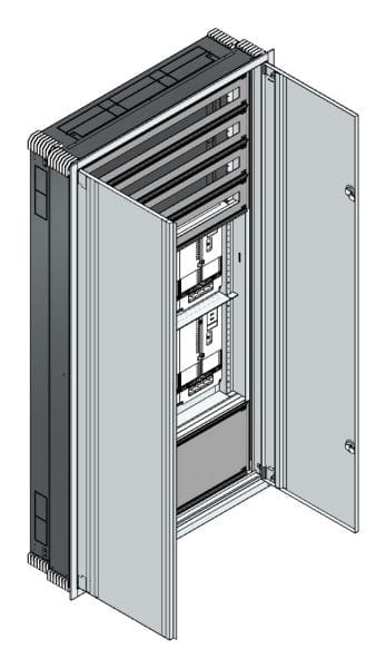 MEHLER - UP Zählerverteiler+PW+UM Wiener Netze für TN-Netz, außen B1006xH1864xT245mm