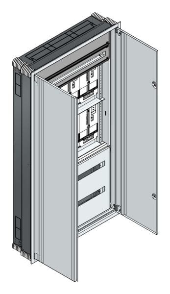 MEHLER - UP-Zählerverteiler+PW+UM Steiermark für TN-Netz, außen B1006xH1864xT245mm