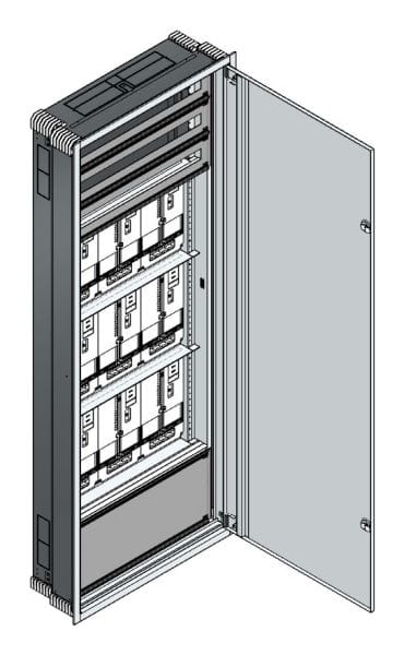 MEHLER - UP Zählerverteiler+PW+UM NÖ Netz für TN-Netz, außen B796xH2039xT245mm