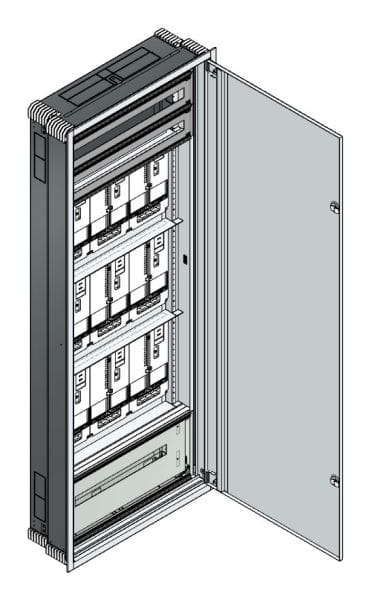 MEHLER - UP Zählerverteiler+PW+UM Vorarlberg für TN-Netz, außen B796xH2039xT245mm