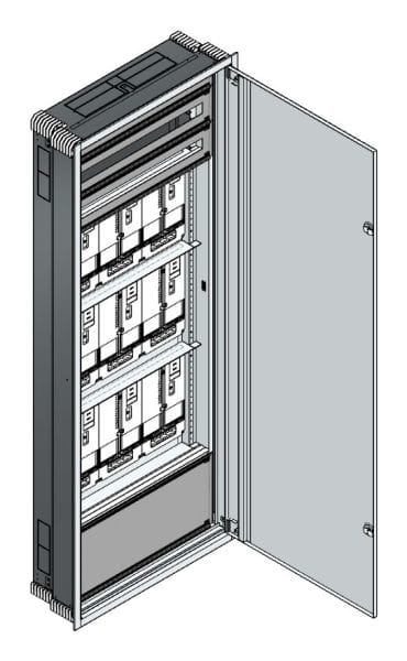 MEHLER - UP Zählerverteiler+PW+UM Wiener Netze für TN-Netz, außen B796xH2039xT245mm