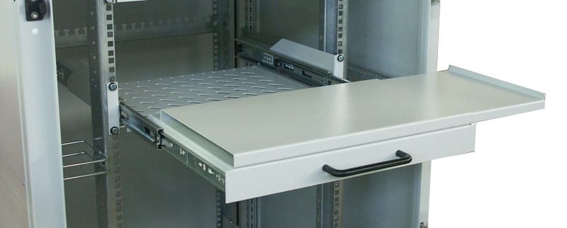 MEHLER - 19'' Tastaturschublade 2HE m. Maus-Pad
