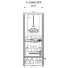 MEHLER - Baustromverteiler B360xH940xT235mm 2 Schuko, 1 CEE 16A, 1 CEE 32A, Salzburg