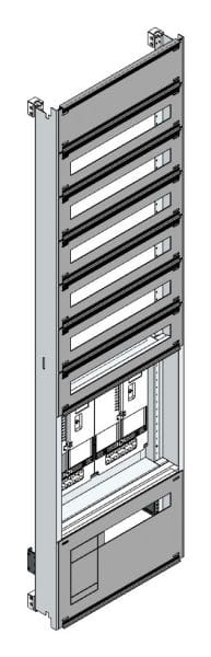 MEHLER - Zählerverteilereinsatz,2ZP, OÖ,Salzburg TN-Netz, Einsatzmaß B505xH1775mm