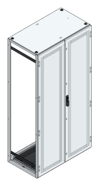 MEHLER - Anreihschrank BxHxT 1000x2000x600mm o. Rückwand, o. Seitenwand, m. Türe 2fl.