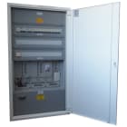MEHLER - UP-Zählerverteiler Kärnten bestückt RAL9016 3ZP/3NZR