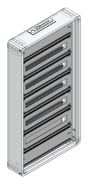 MEHLER - AP-Installations-Flachverteiler, 110TE m.RW, B565xH1055xT130mm