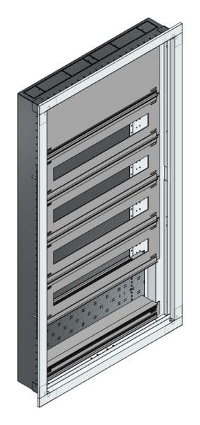 MEHLER - UP-Universal-Flachverteiler IP44 Nischenmaß B555xH1045xT110mm