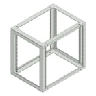 MEHLER - 19'' Wandrack 10HE 530x490x400mm für Wandmontage 19'' Schiene vorne+hinten