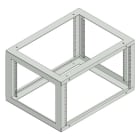 MEHLER - 19'' Wandrack 6HE 530x310x400mm für Wandmontage 19'' Schiene vorne+hinten