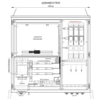 MEHLER - Wandlermessverteiler B1490xH1450xT400mm Zul. NH-II, vorber. f. Trennerabg. W