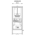 MEHLER - Anschlußverteiler B360xH940xT235mm Abgang: FI + LSS 3p C32A, N