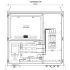 MEHLER - Wandlermessverteiler B1490xH1450xT400mm Zul. NH-II, Abg. 1x LS+FI 4/400A, N