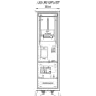 MEHLER - Anschlußverteiler B360xH1235xT250mm Abgang:FI 4/63A 0,1 S FU, ST