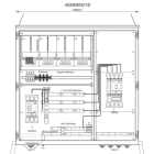 MEHLER - Wandlermessverteiler B1490xH1450xT400mm Zul. LS 630A, Abg. 1x LS+FI 4/630A, S