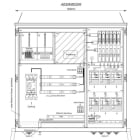 MEHLER - Wandlermessverteiler B1490xH1450xT400mm Zul. LS 630A, Abg. 6x LS+FI 4/125A, K