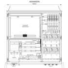 MEHLER - Wandlermessverteiler B1490xH1450xT400mm Zul. NH-III, Abg. 6x LS+FI 4/125A, N