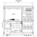 MEHLER - Wandlermessverteiler B1490xH1450xT400mm Zul. NH-III, Abg. 6x LS+FI 4/125A, W
