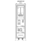 MEHLER - Anschlußverteiler B360xH1235xT250mm Abgang:FI 4/63A 0,3 S, S