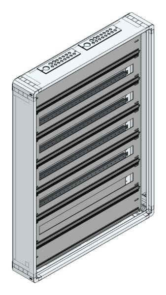 MEHLER - AP-Installations-Flachverteiler, 170TE m.RW, B765xH1055xT130mm