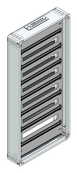 MEHLER - AP-Installations-Flachverteiler, 132TE o.RW, B565xH1205xT130mm