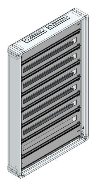 MEHLER - AP-Installations-Flachverteiler, 204TE o.RW, B765xH1205xT130mm