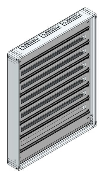 MEHLER - AP-Installations-Flachverteiler, 270TE m.RW, B975xH1205xT130mm