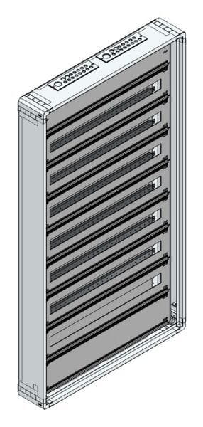 MEHLER - AP-Installations-Flachverteiler, 238TE m.RW, B765xH1380xT130mm