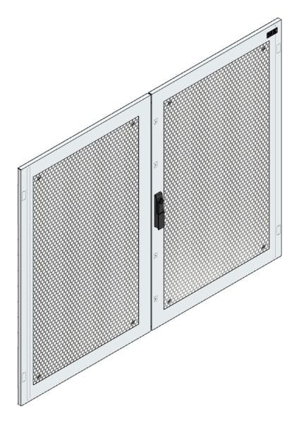 MEHLER - Aufpreis Lochtüre für TSRM-F Höhe 1200mm