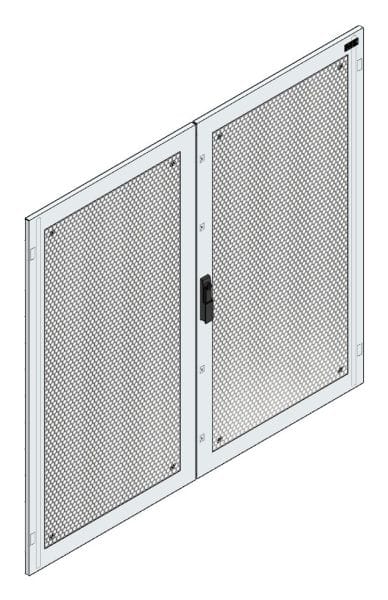 MEHLER - Aufpreis Lochtüre für TSRM-F Höhe 1400mm