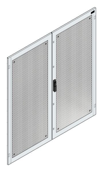 MEHLER - Aufpreis Lochtüre für TSRM-F Höhe 1600mm