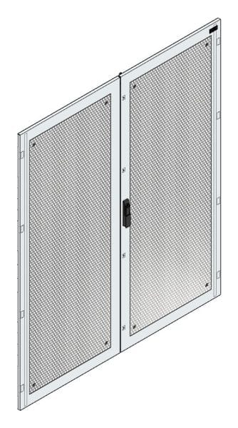MEHLER - Aufpreis Lochtüre für TSRM-F Höhe 1800mm