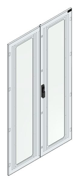 MEHLER - Aufpreis Sichttür Breite D, Höhe 1800 Securityglasfenster, Sichtfl. 2x265x1600