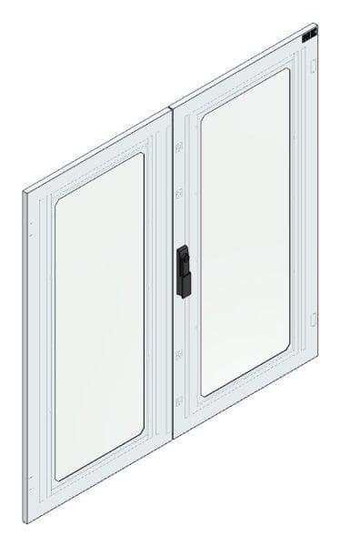 MEHLER - Aufpreis Sichttür Breite E, Höhe 1200 Securityglasfenster, Sichtfl. 2x365x1000