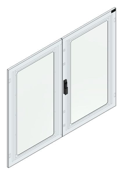 MEHLER - Aufpreis Sichttür Breite F, Höhe 1200 Securityglasfenster, Sichtfl. 2x515x1000
