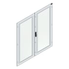 MEHLER - Sichttür für TSRM-F H=1600 m. SWH Securityglasfenster, Sichtfl. 2x515x1400