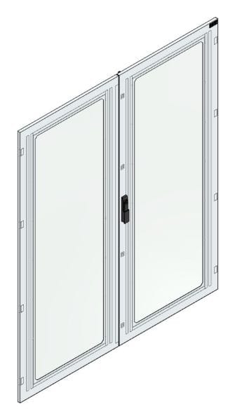 MEHLER - Sichttür für TSRM-F H=1800 m. SWH Securityglasfenster, Sichtfl. 2x515x1600