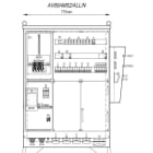 MEHLER - Baustromverteiler B775xH1090xT300mm 6 Schuko,2 CEE 16A,4 CEE32A,1x CEE63A, N