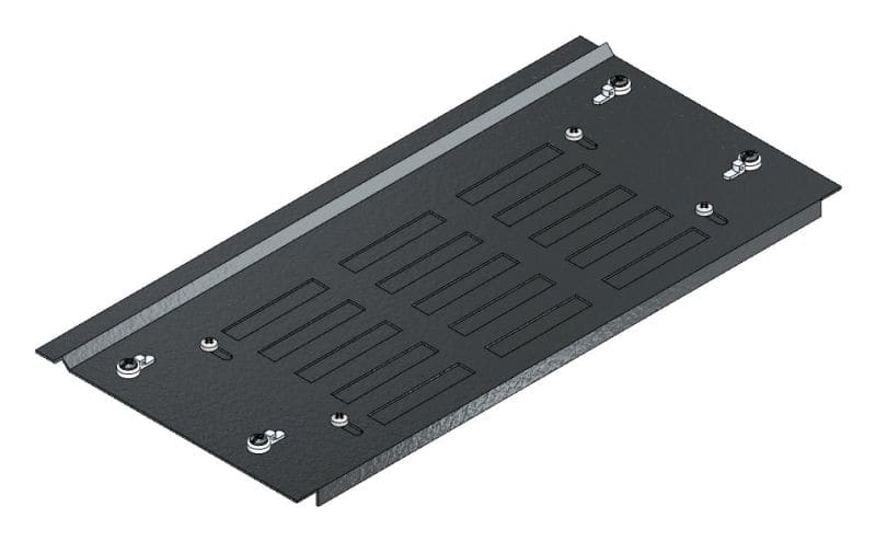MEHLER - Bodenblech-Belüftung, verstellbar für Schrankbreite B (600mm)